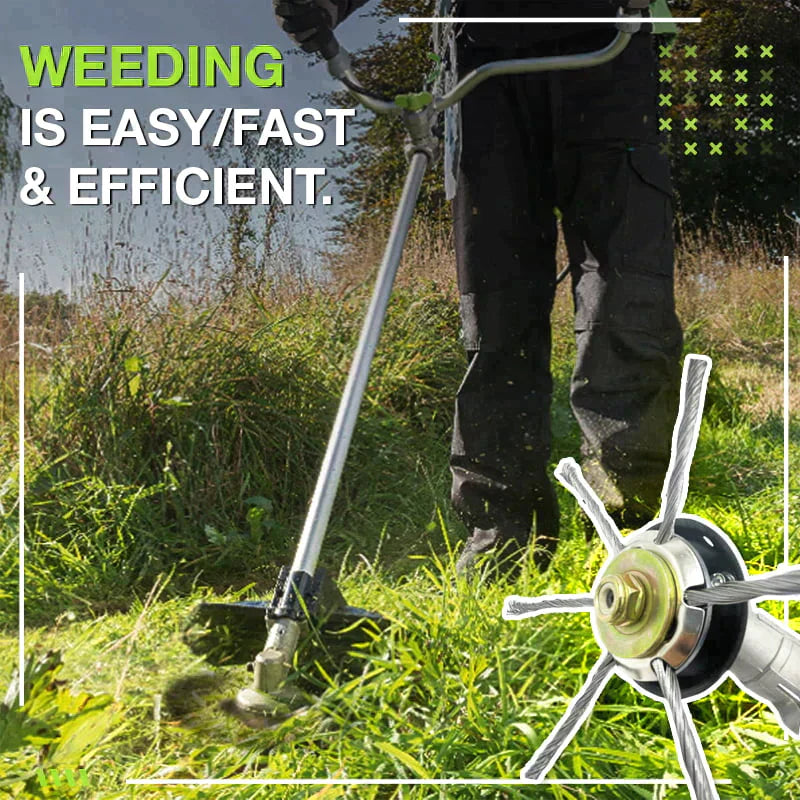 🔥 Replaceable cutting head for lawnmowers/trimmers – steel cutting head for mowing grass 🌿