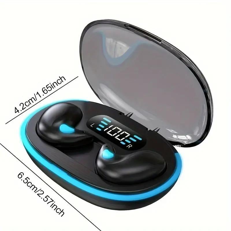 [💥2025 Ny ankomst💥]🎵Trådlösa osynliga Bluetooth-kompatibla sovande öronsnäckor