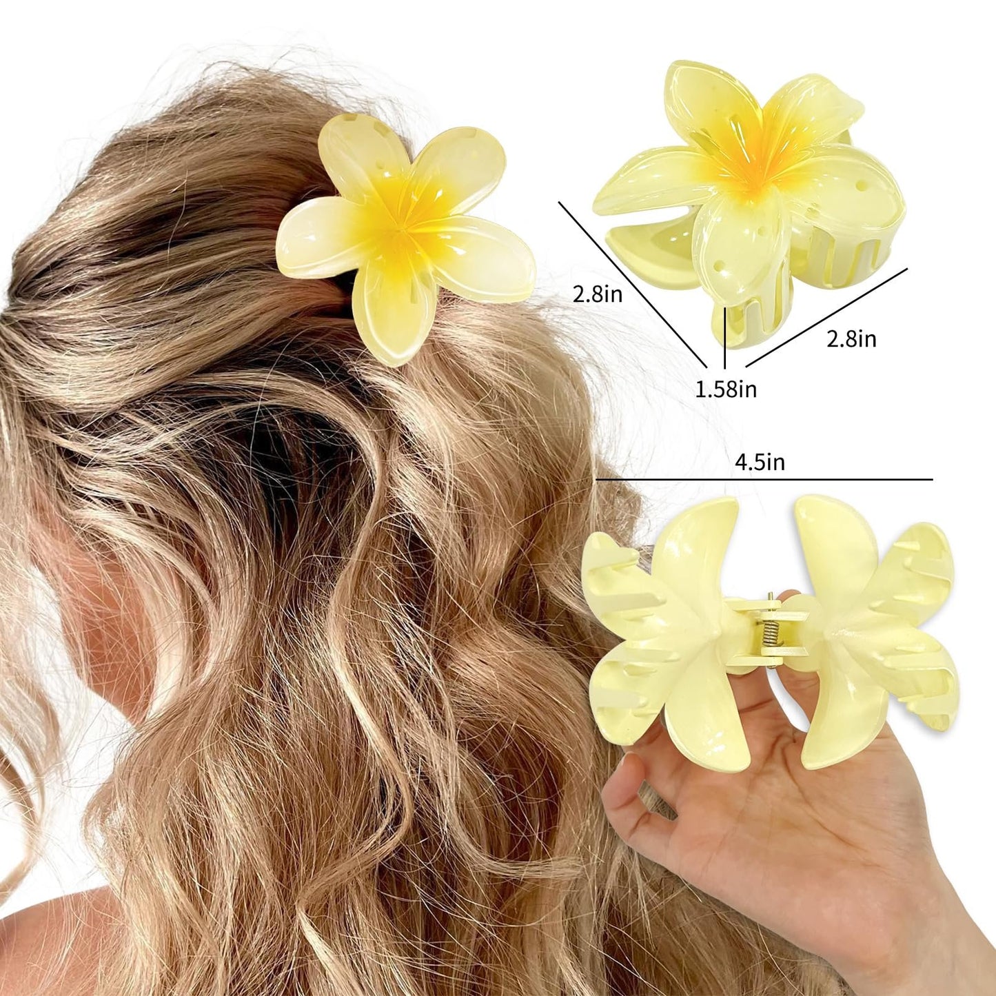 🌸 Blommigt hårspänne - blomma med varje stil