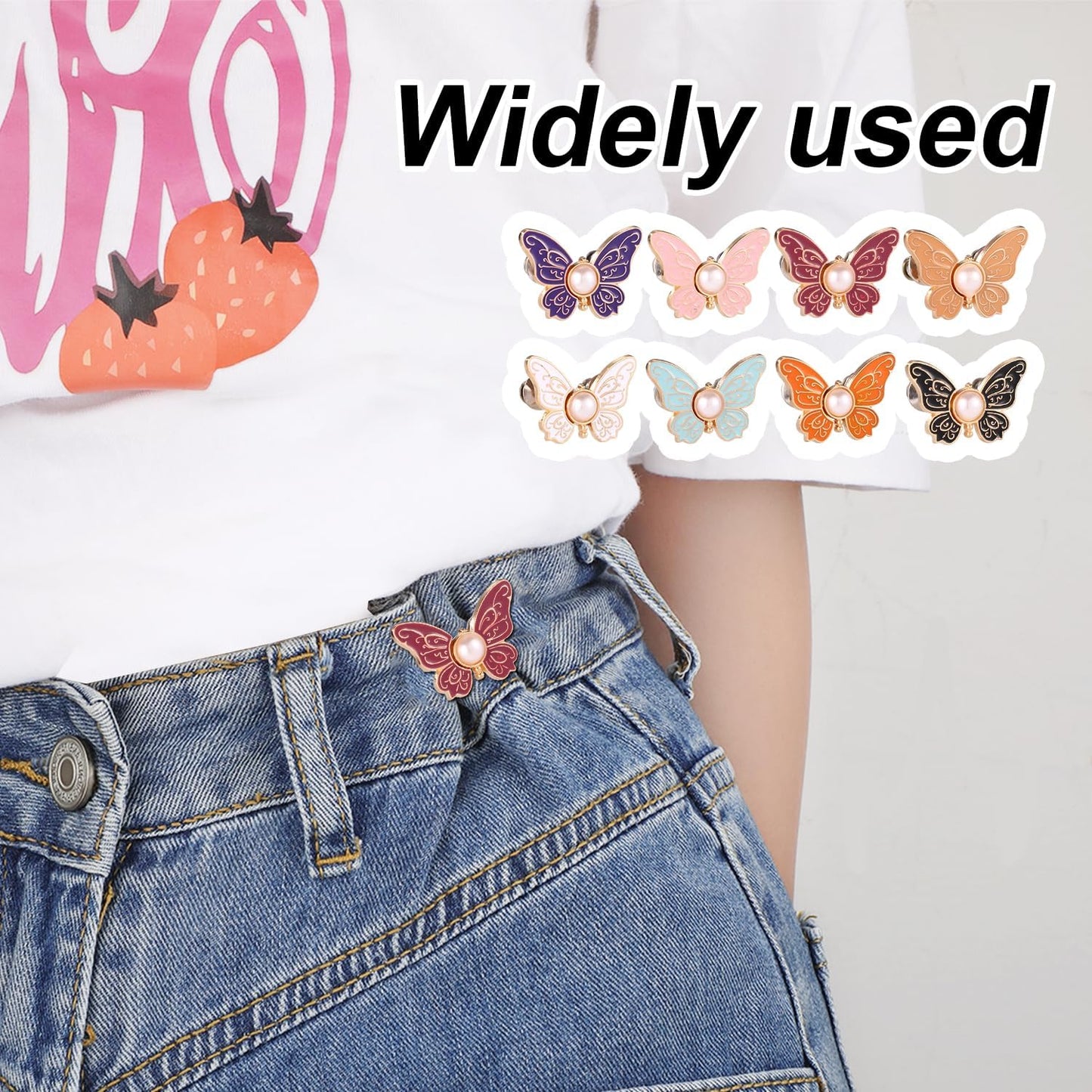 🔥8 butterfly-shaped straps for a cinched waist