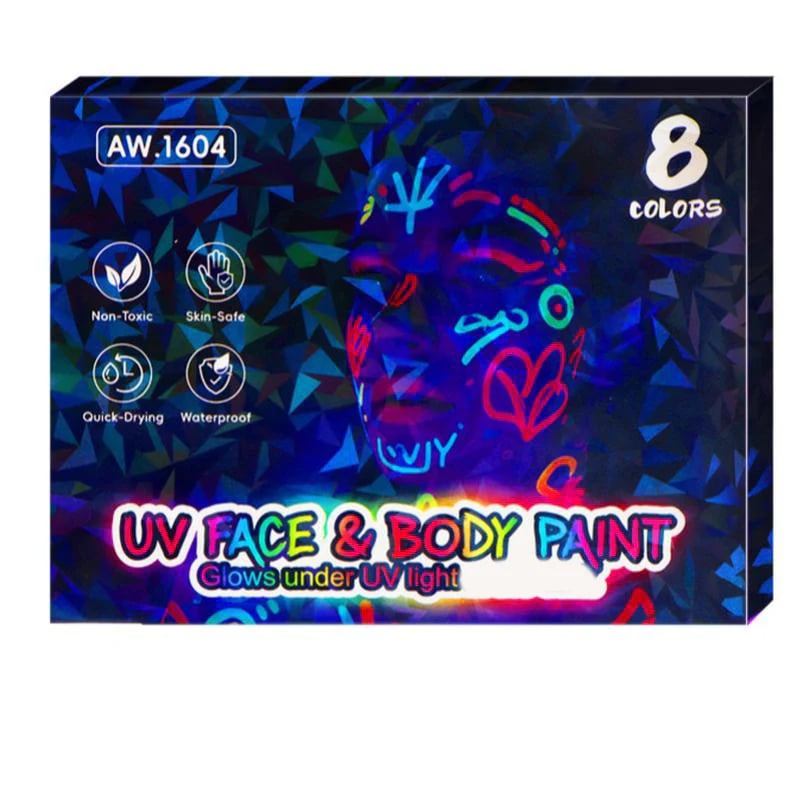 🥳BIG SALE 2026💞Over 50,000 sold!🎁Set of UV-glow face and body paint pen