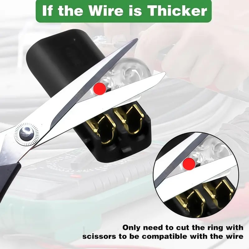 Quick Wiring🔌Double-Wire Plug-in Connector Led Light Strip Connectors 2 Pin
