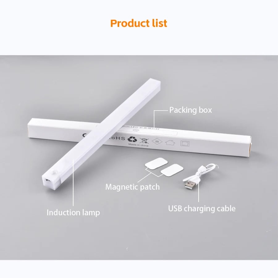 🎁Specialerbjudande 49% rabatt🔥-💡Nattlampa med magnetisk induktion kräver ingen borrning