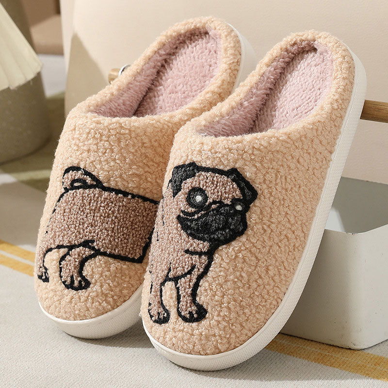 Cute Non-Slip Cotton Slippers