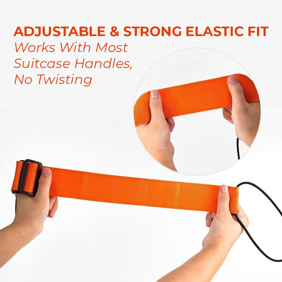 🔥Last day – 50% off🔥 Adjustable luggage strap with bungee cord for suitcase handles