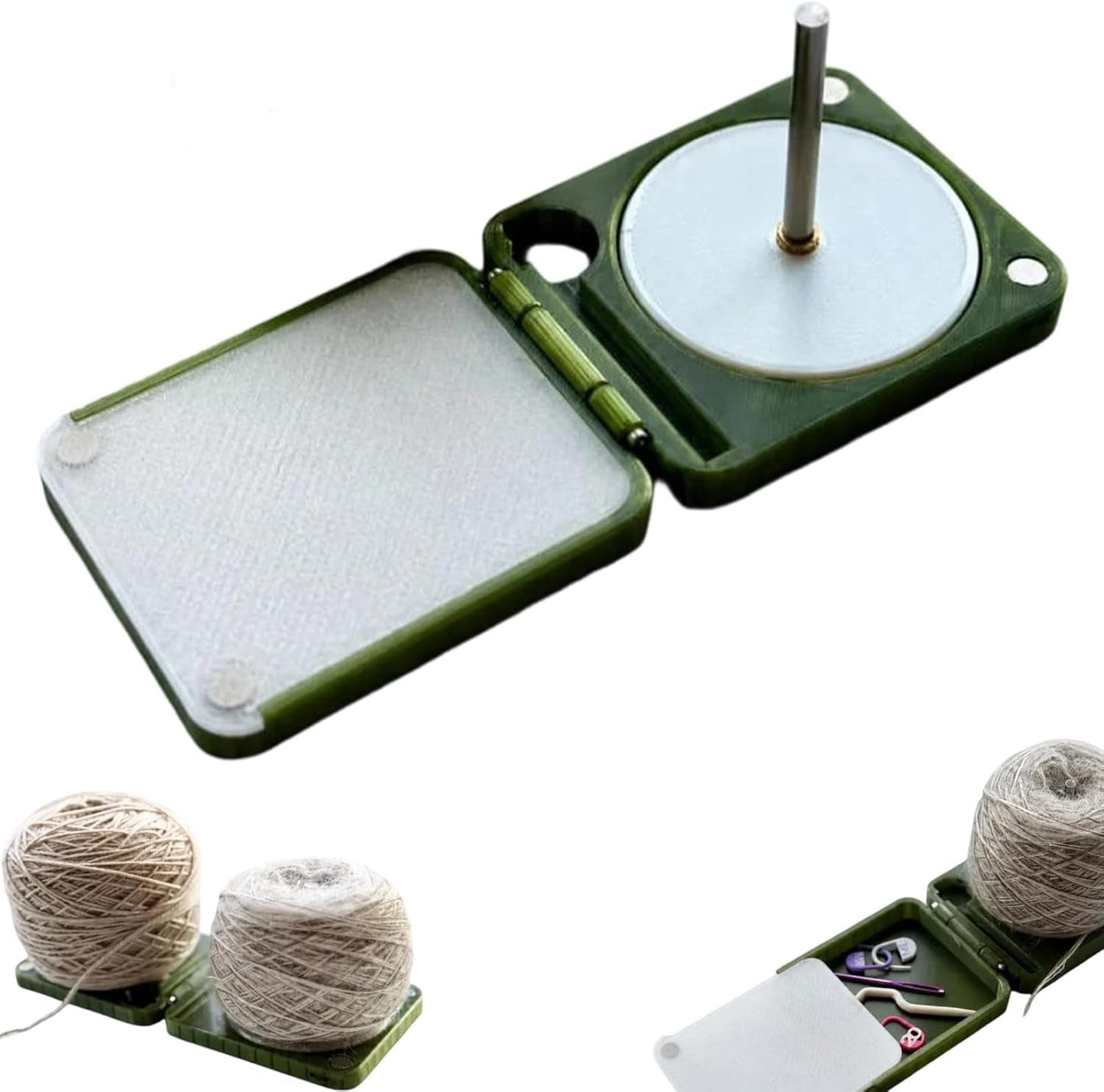 🧶Portable yarn holder for crochet and knittin