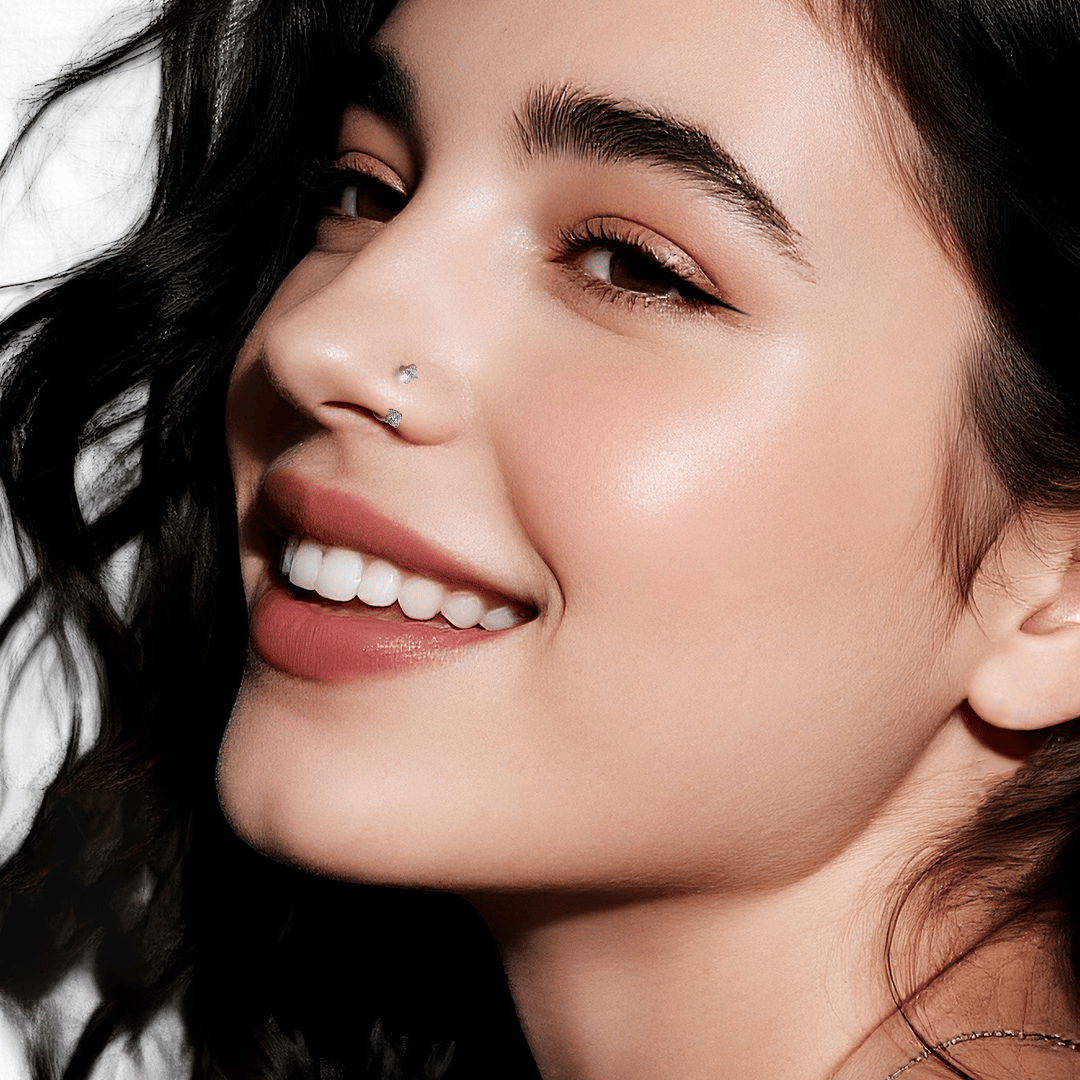 Horseshoe-shaped nose ring – internal thread & comfortabl