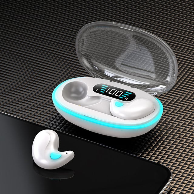 [💥2025 Ny ankomst💥]🎵Trådlösa osynliga Bluetooth-kompatibla sovande öronsnäckor