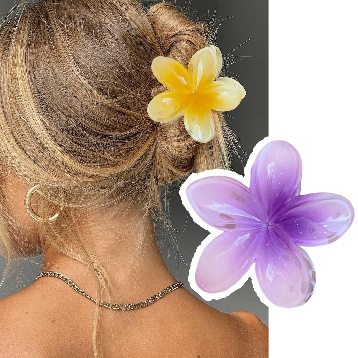 🌸 Blommigt hårspänne - blomma med varje stil