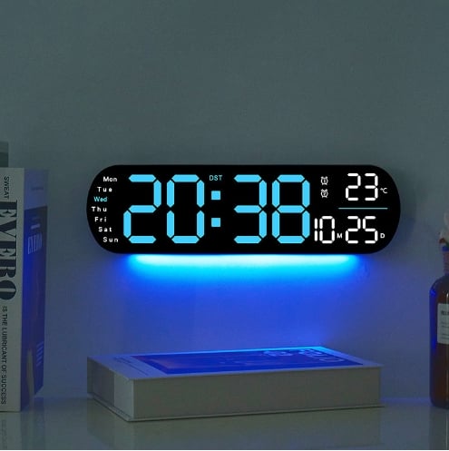 🔥2026 Upgraded Digital Wall Clock Large Display