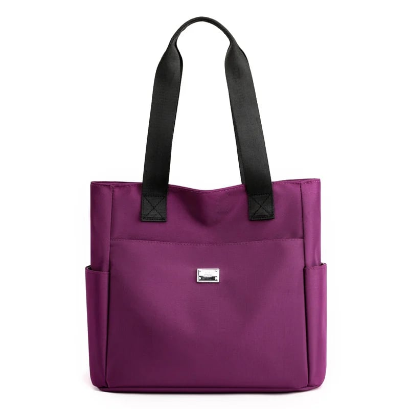 🔥Vattenavvisande axelväska i nylon med flera fickor och stor kapacitet👜