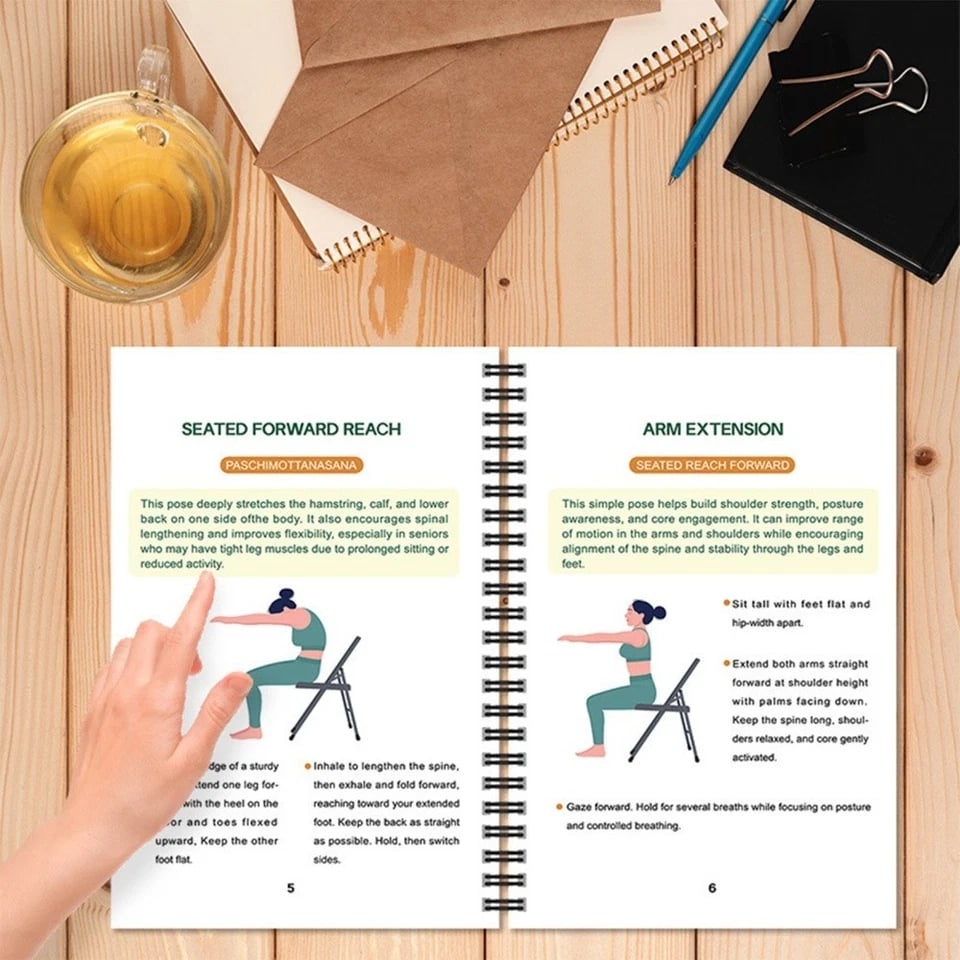 The complete guide to chair yoga for the over-60s: 40+ simple, low-impact exercises to restore strength, mobility and balance, and lose weight