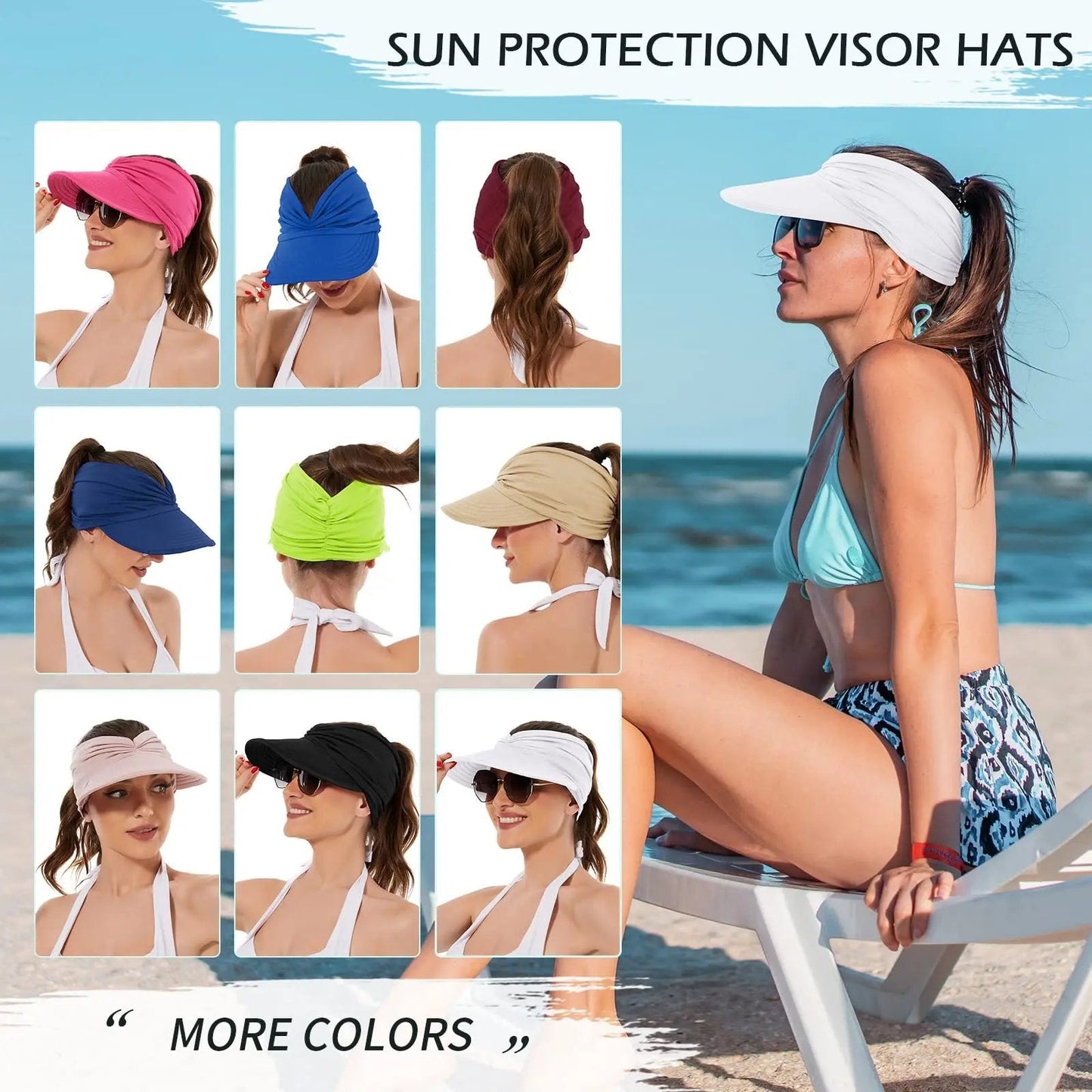 🔥 Last day with 50% off – women's UV-protective sun hat with UPF 50+ filter