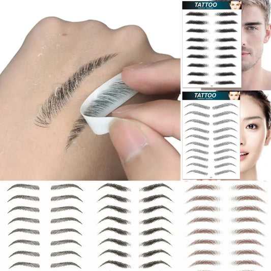 💄4D Makeup Waterproof Eyebrow Stickers 🔥(Köp 1 Få 1 Gratis & Gratis Eyebrow Shaping Razor)