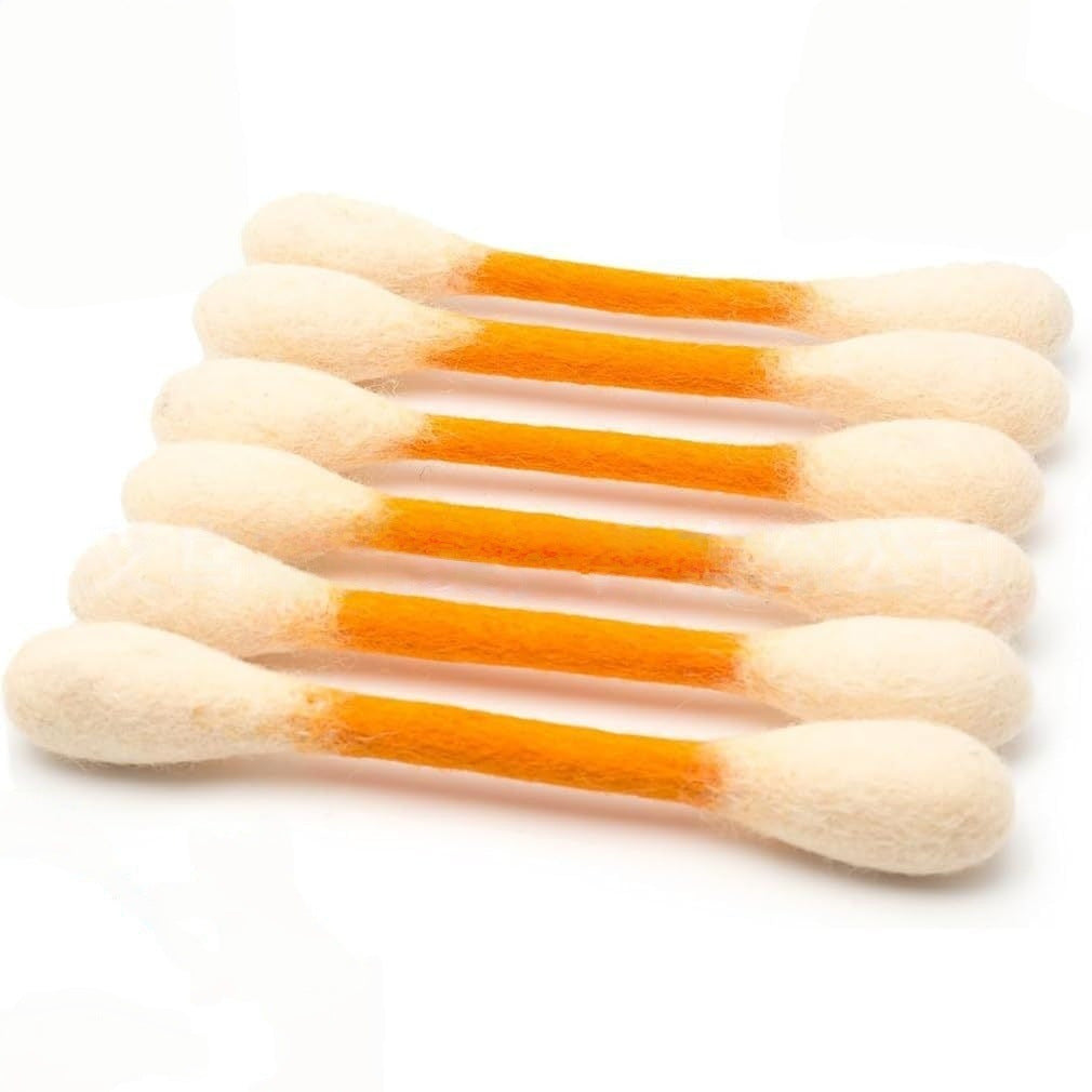🐾Giant catnip-filled cotton swab toys (15 cm) – handmade, sustainable, safe and fu