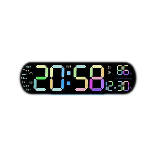 🔥2026 Upgraded Digital Wall Clock Large Display