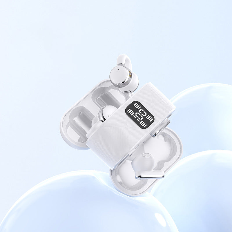 2-in-1 Bluetooth earphones with ear hooks and earbuds | 30 hours of playback time