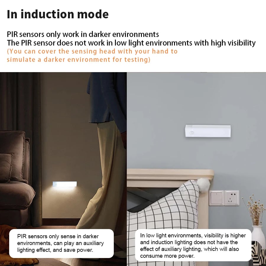 🎁Specialerbjudande 49% rabatt🔥-💡Nattlampa med magnetisk induktion kräver ingen borrning