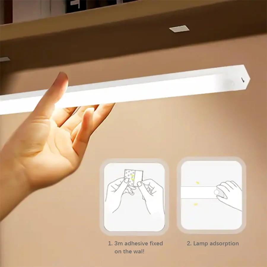 🎁Specialerbjudande 49% rabatt🔥-💡Nattlampa med magnetisk induktion kräver ingen borrning