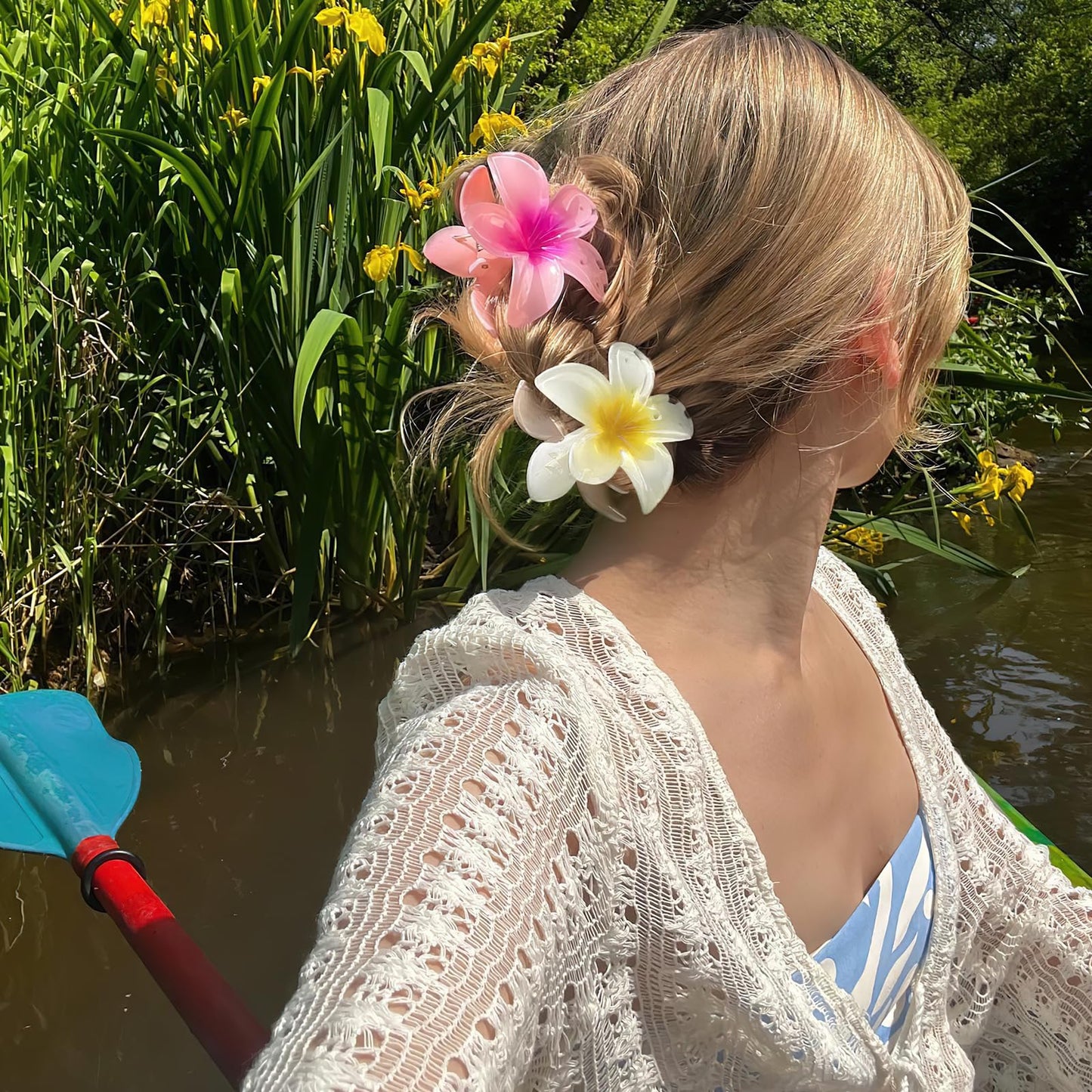 🌸 Blommigt hårspänne - blomma med varje stil