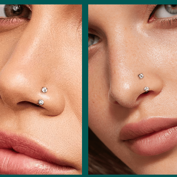 Horseshoe-shaped nose ring – internal thread & comfortabl