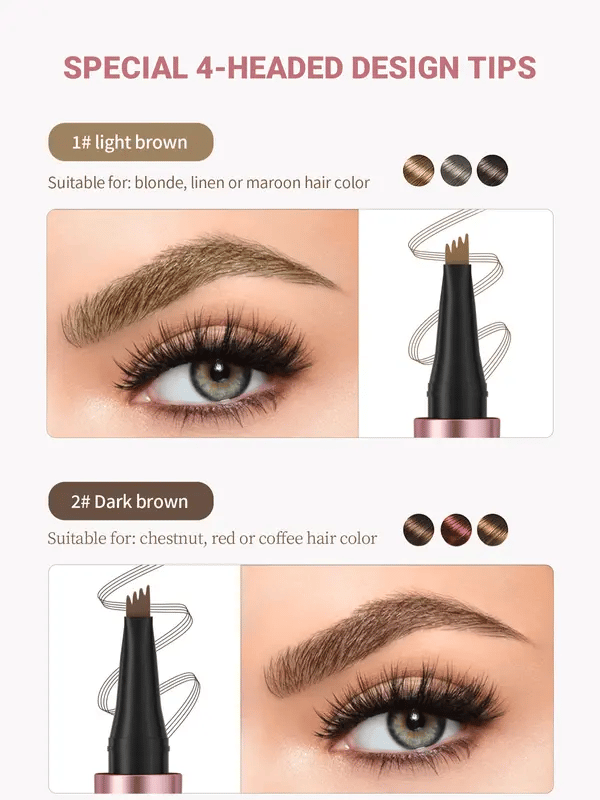 BUY 1, GET 1 FREE🌼Waterproof micro-fork eyebrow pencil