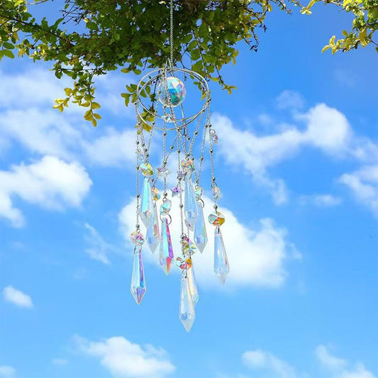 🔥Radiant Hanging Crystal Prisms Suncatcher Pendant