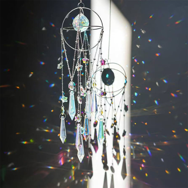 🔥Radiant Hanging Crystal Prisms Suncatcher Pendant