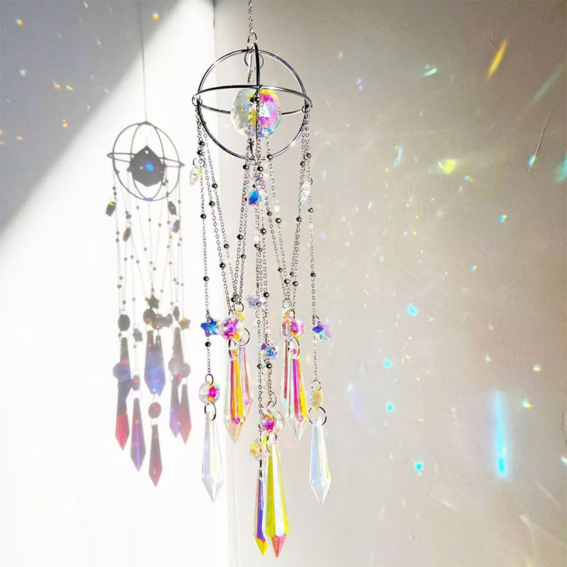 🔥Radiant Hanging Crystal Prisms Suncatcher Pendant