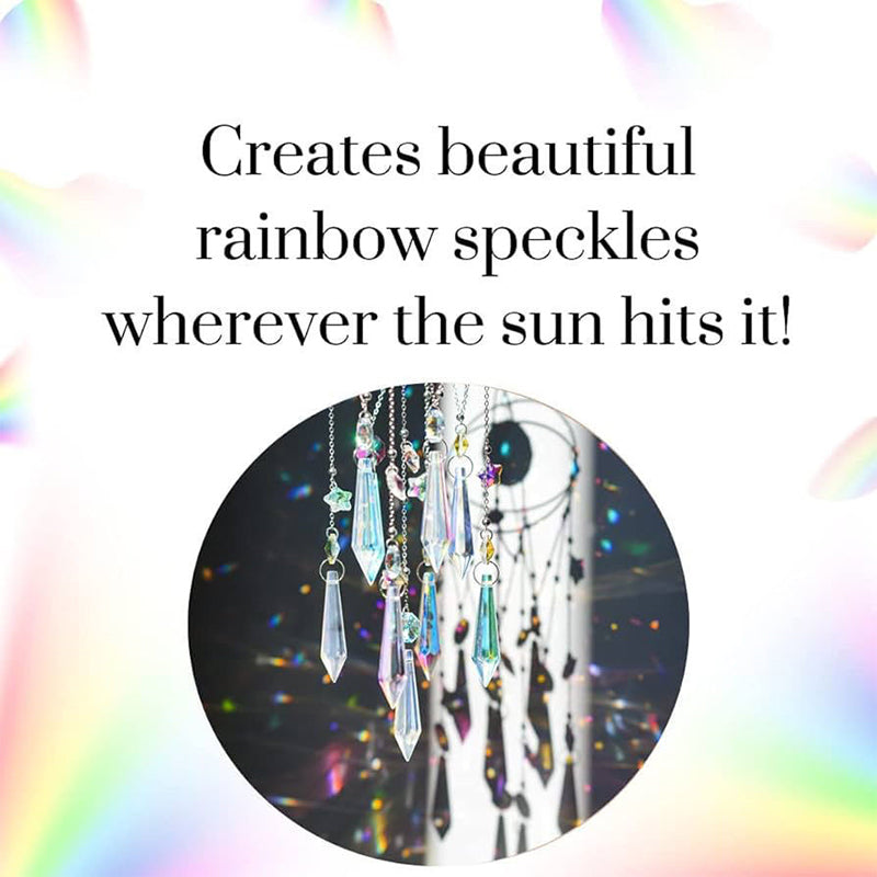 🔥Radiant Hanging Crystal Prisms Suncatcher Pendant