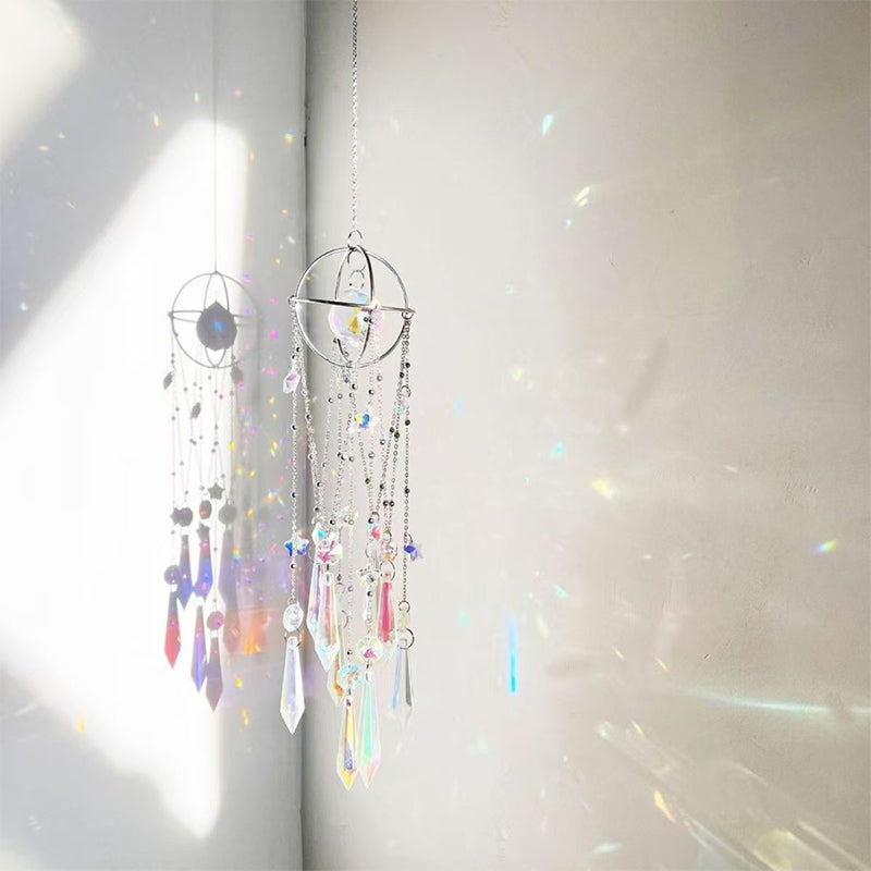 🔥Radiant Hanging Crystal Prisms Suncatcher Pendant