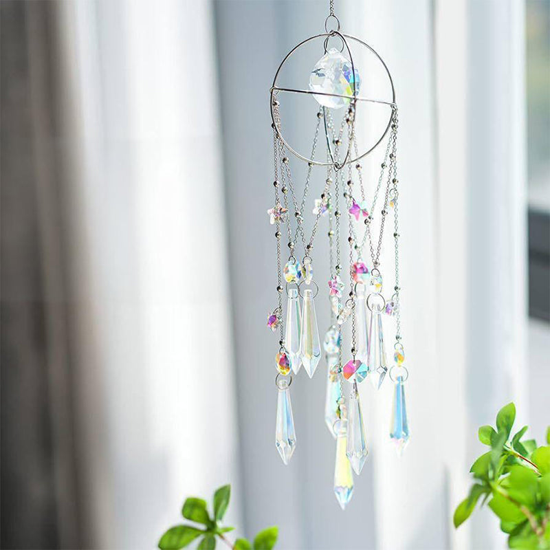🔥Radiant Hanging Crystal Prisms Suncatcher Pendant