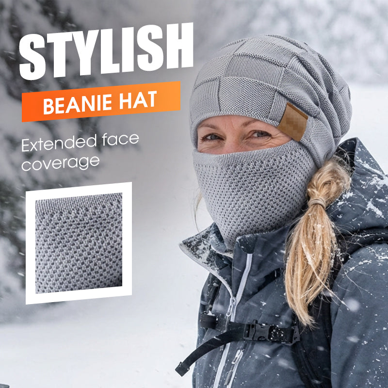 🔥Winter hat with face protection – keeps you warm even in extreme cold down to -20°C.