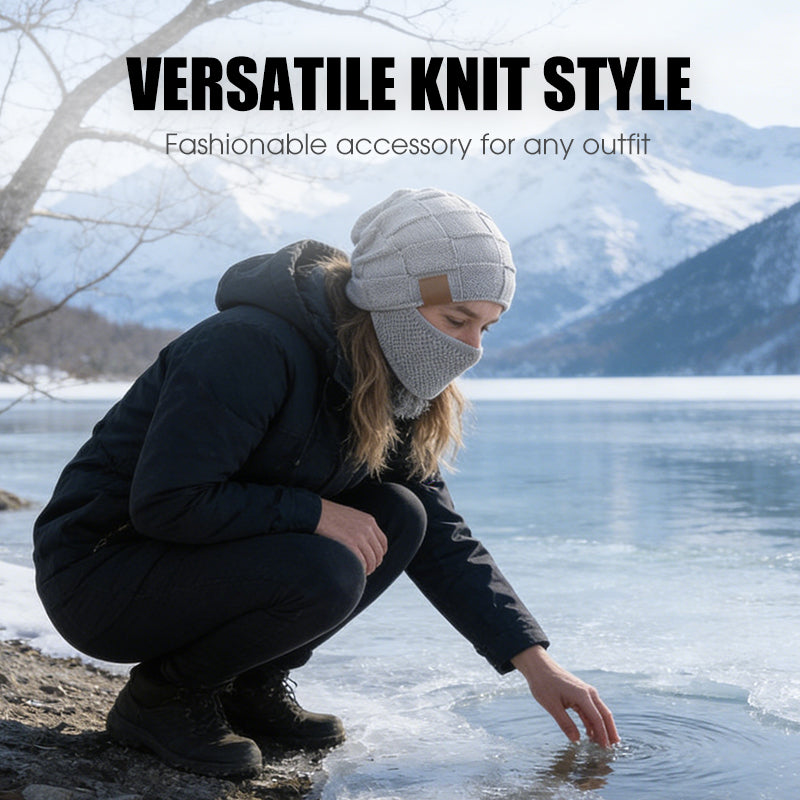 🔥Winter hat with face protection – keeps you warm even in extreme cold down to -20°C.