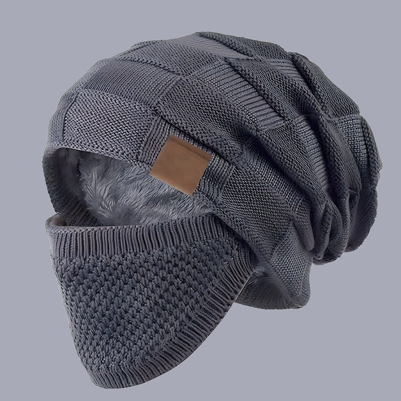 🔥Winter hat with face protection – keeps you warm even in extreme cold down to -20°C.