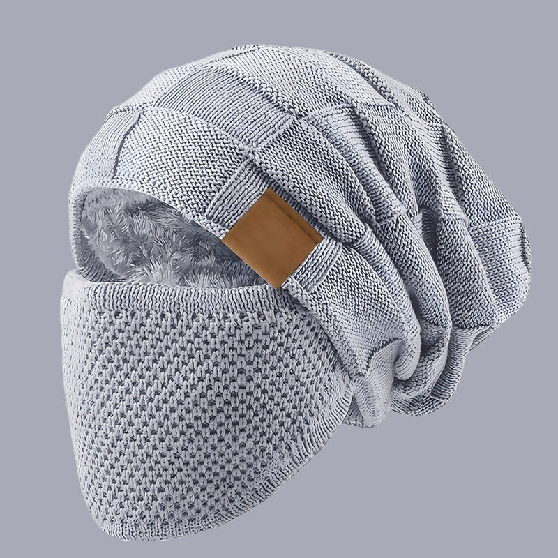 🔥Winter hat with face protection – keeps you warm even in extreme cold down to -20°C.