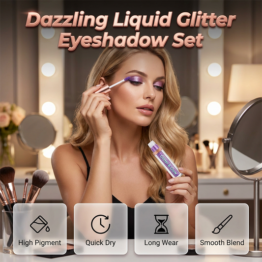 Glitter & Glow set with liquid eyeshado