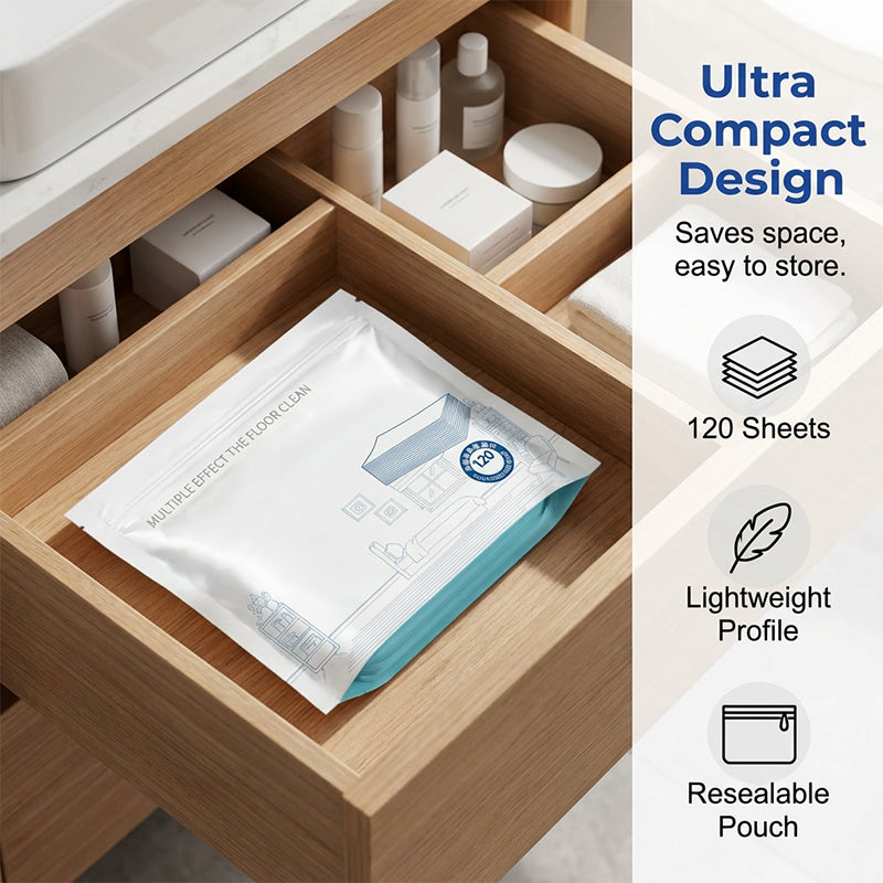 Water-soluble floor cloth