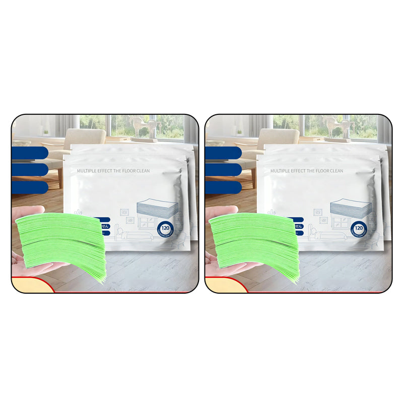 Water-soluble floor cloth