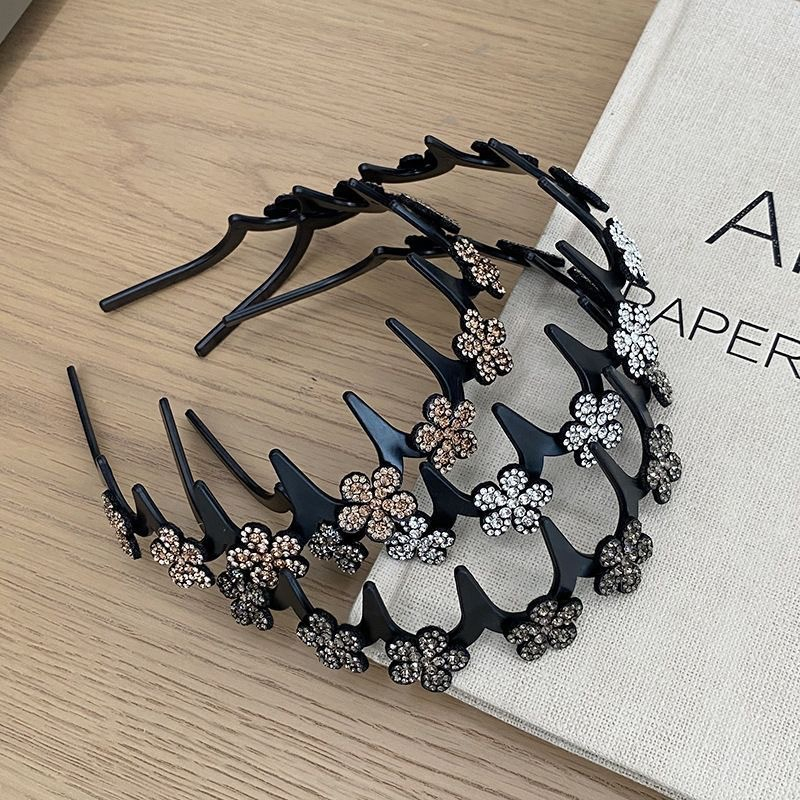 💥Set of wave-shaped crystal hairbands – Lightweight, non-slip and girly hair accessories; sparkling wave-shaped hairbands with crystal details for weddings and everyday wear; girly and feminine accessorie