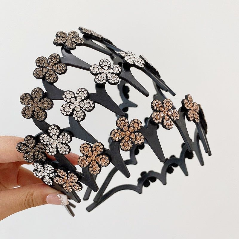 💥Set of wave-shaped crystal hairbands – Lightweight, non-slip and girly hair accessories; sparkling wave-shaped hairbands with crystal details for weddings and everyday wear; girly and feminine accessorie