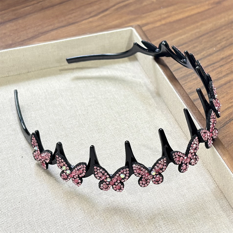 💥Set of wave-shaped crystal hairbands – Lightweight, non-slip and girly hair accessories; sparkling wave-shaped hairbands with crystal details for weddings and everyday wear; girly and feminine accessorie