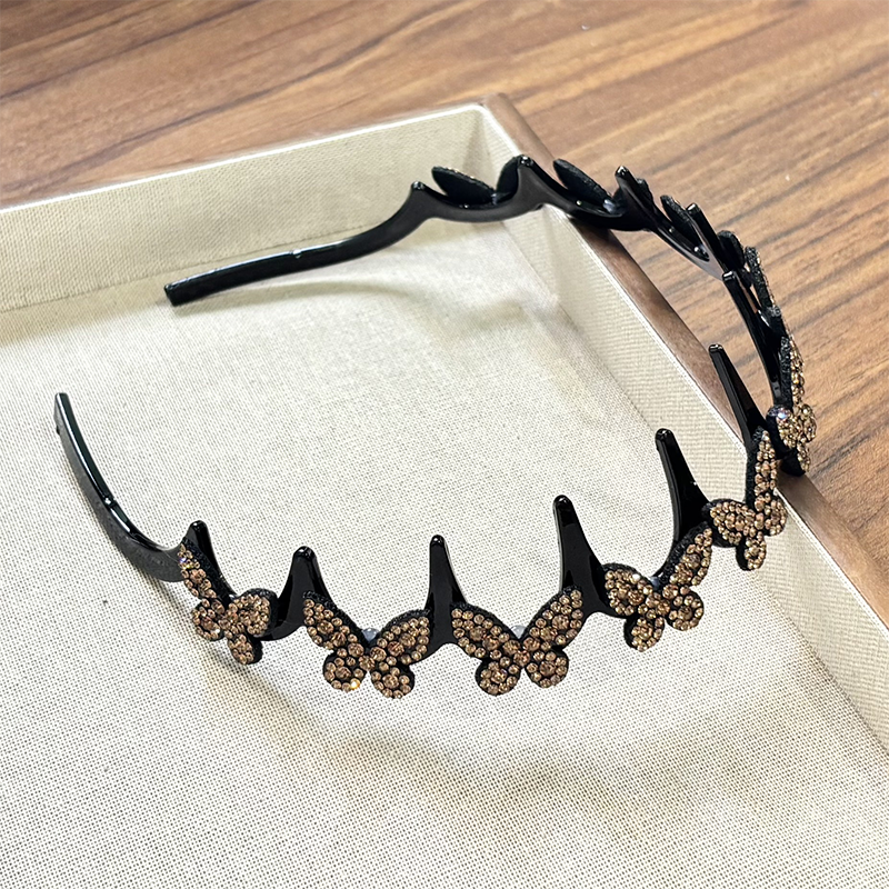 💥Set of wave-shaped crystal hairbands – Lightweight, non-slip and girly hair accessories; sparkling wave-shaped hairbands with crystal details for weddings and everyday wear; girly and feminine accessorie
